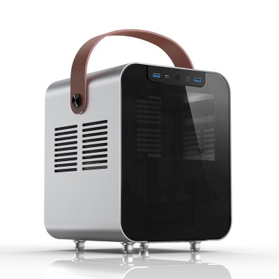 Case Jonsplus BO 100 Mini-ITX Vetro Temperato silver