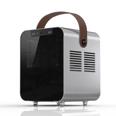 Case Jonsplus BO 100 Mini-ITX Vetro Temperato silver