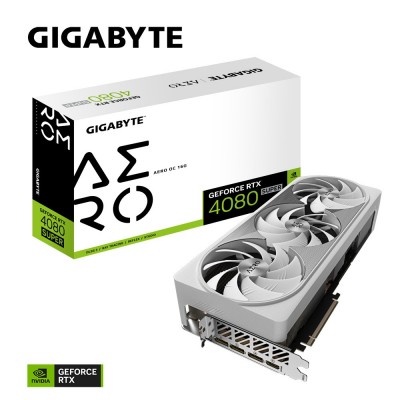 Scheda Video Gigabyte AERO GeForce RTX 4080 SUPER OC NVIDIA 16 GB GDDR6X