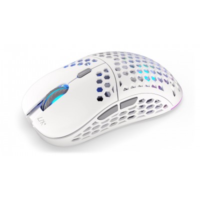 Mouse ENDORfy LIX Plus Onyx Wireless Bianco Grigio