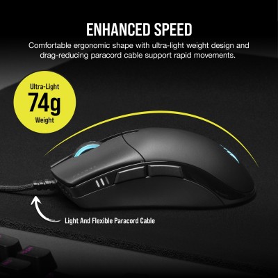 Mouse Corsair Sabre RGB Pro Champion Nero