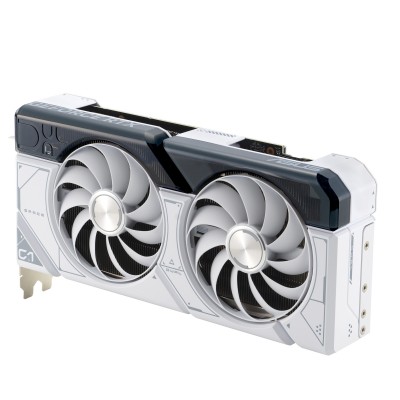 Scheda Video ASUS DUAL NVIDIA GeForce RTX 4070 SUPER OC WHITE 12GB GDDR6X