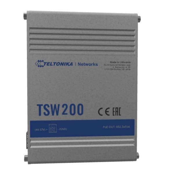 Switch Teltonika TSW200 8-port 8x10/100/1000 + 2xGigabit SFP