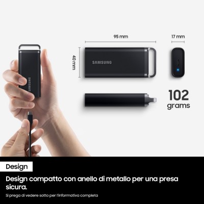 SSD Esterno SAMSUNG T5 EVO USB 3.2 2 TB