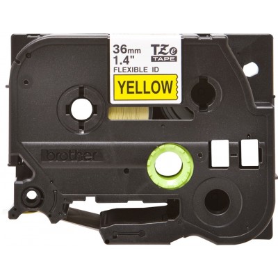 Nastro Brother Nero su giallo TZe-FX661