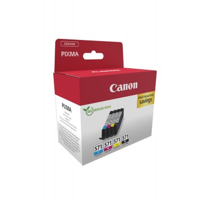 Multipack Canon nero   ciano   magenta   giallo CLI-571 0386C008