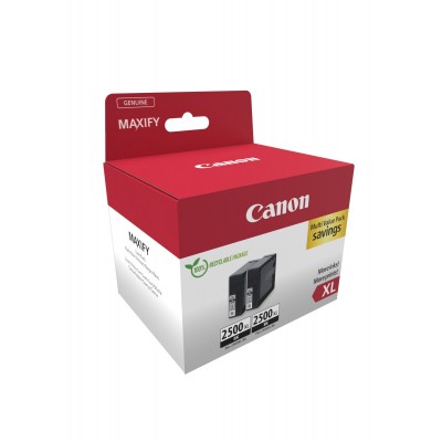 Multipack Canon nero PGI-2500BK XL 9254B011 2500 pagine