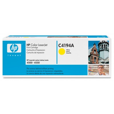 Toner HP giallo C4194A 640A 6000 pagine