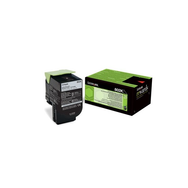 Toner Lexmark nero 802K 80C20K0 1000 pagine