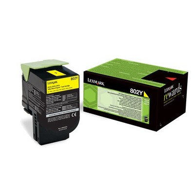 Toner Lexmark giallo 802Y 80C20Y0 1000 pagine