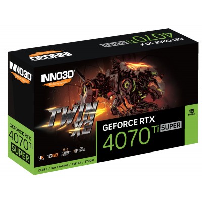 Scheda Video Inno3D Nvidia GeForce RTX 4070 Ti SUPER TWIN X2 16GB GDDR6X