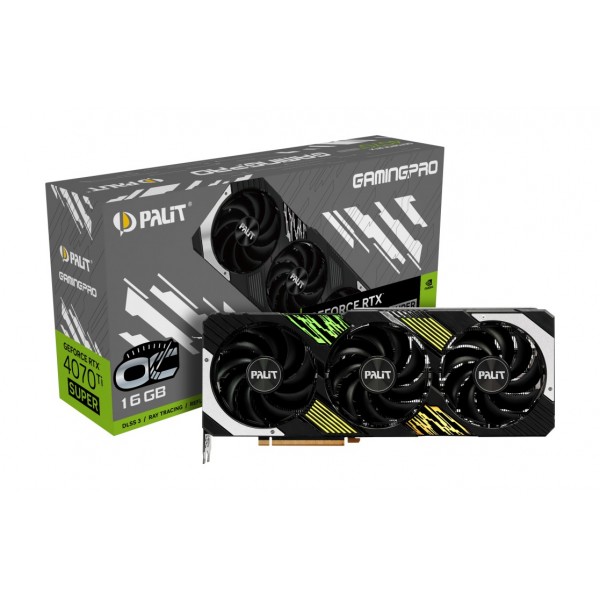 Scheda Video Palit Nvidia GeForce RTX 4070 Ti SUPER GamingPro OC 16GB GDDR6X