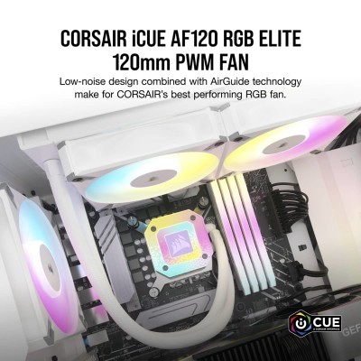 Case Corsair AF Elite Series RGB PWM 120mm Bianco