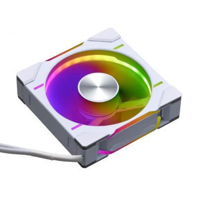 Ventola Phanteks D30 PWM Regular Airflow D-RGB ì120mm Kit da 3 Bianco