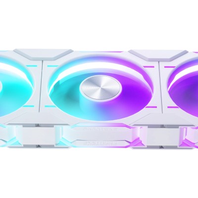 Ventola Phanteks D30 PWM Regular Airflow D-RGB ì120mm Kit da 3 Bianco