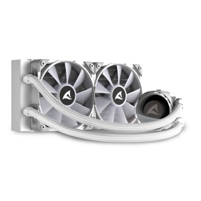 Dissipatore cpu a Liquido Sharkoon S80 RGB AIO 240 mm Bianco