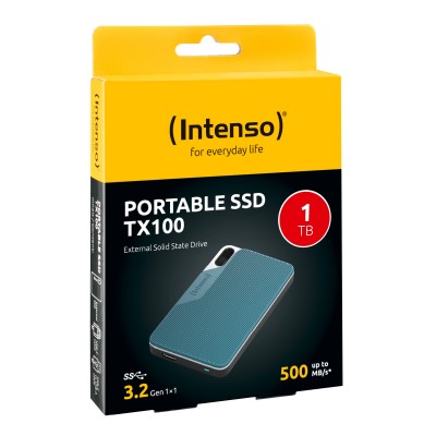 SSD Esterno Intenso TX100 1 TB USB-A 3.2 Gen 1 5 Gbit s