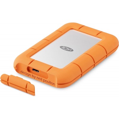 SSD Esterno LaCie Rugged Mini 500 GB USB-C 3.2 Gen 2x2 20 Gbit s Arancione Argento