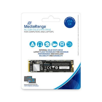 SSD MediaRange MR1031 256GB PCie 3.1 x4 20Gb s NVMe, M.2 2280 Nero