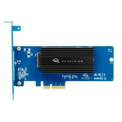 SSD OWC Accelsior 1M2 1 TB PCIe 4.0 x4 NVMe 1.3 Blu Nero