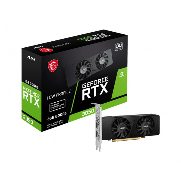 Scheda Video MSI Nvidia GeForce RTX 3050 Low Profile OC 6GB GDDR6