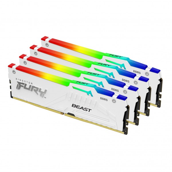 RAM KINGSTON FURY BEAST DDR5 6000Mhz 64GB (4x16) RGB XMP CL40