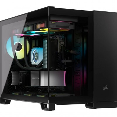 Case Corsair 2500X Micro ATX Vetro Temperato Nero