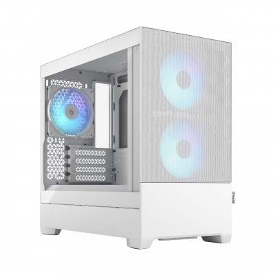 Case Fractal Design Pop Mini Air RGB Clear Tint Micro ATX Vetro Temperato Bianco