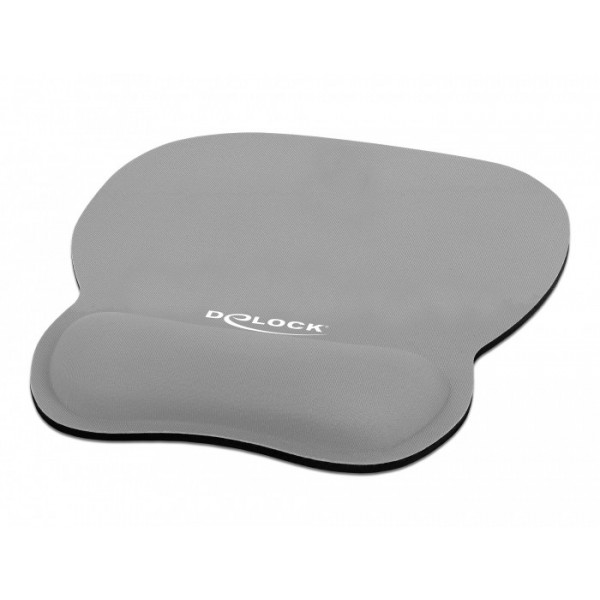 Tappertino per Mouse DeLock Ergonomico Gel Grigio