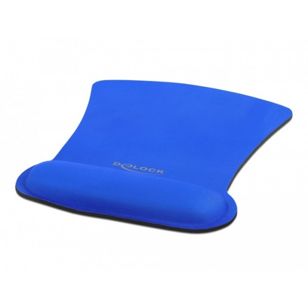 Tappertino per Mouse DeLock Ergonomico Gel Blu