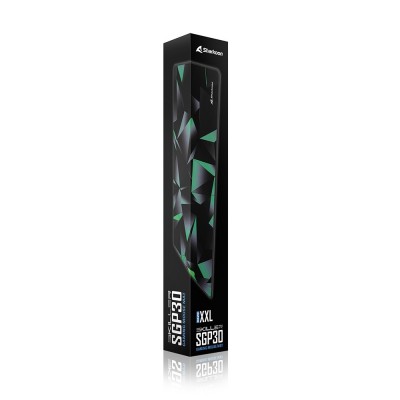 Tappetino per Mouse Sharkoon SKILLER SGP30 XXL Stealth Nero Verde Chiaro