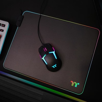 Tappetino per Mouse Thermaltake Level 20 RGB Nero