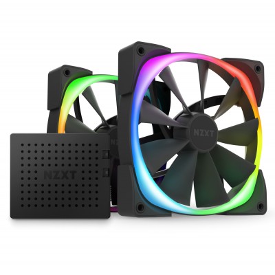 Ventole NZXT Aer RGB 14 cm Nero 2 pz