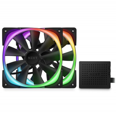 Ventole NZXT Aer RGB 14 cm Nero 2 pz