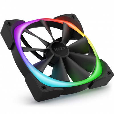 Ventole NZXT Aer RGB 14 cm Nero 2 pz