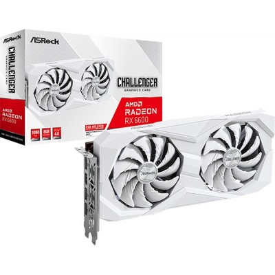 Scheda Video ASRock Radeon RX 6600 8 GB Challenger White