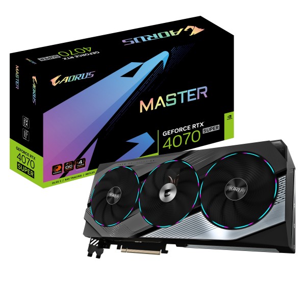 Scheda Video Gigabyte GeForce RTX 4070 SUPER 12 GB AORUS MASTER