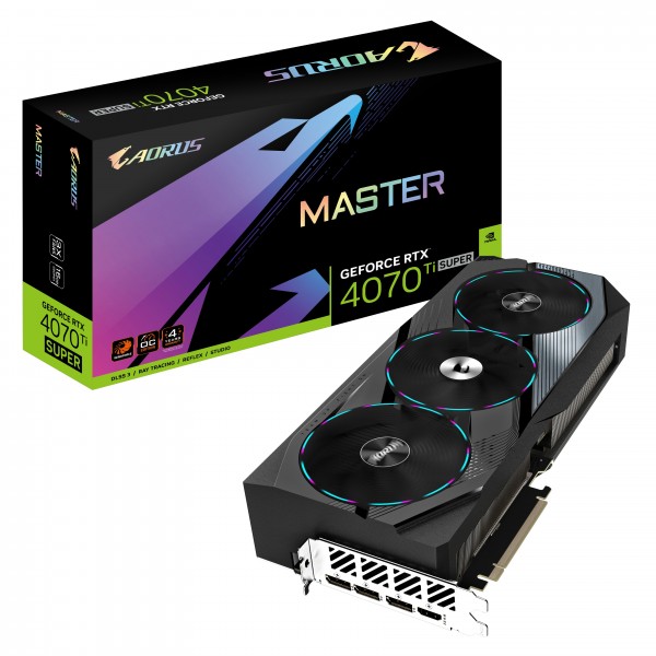 Scheda Video Gigabyte GeForce RTX 4070 Ti SUPER 16 GB AORUS MASTER