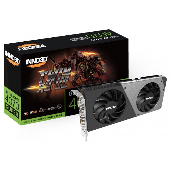 Scheda Video Inno3D GeForce RTX 4070 12 GB SUPER Twin X2 OC