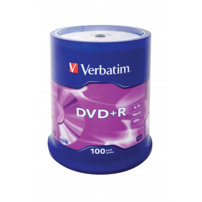 DVD Verbatim Matt Silver 4,7 GB 100 pz