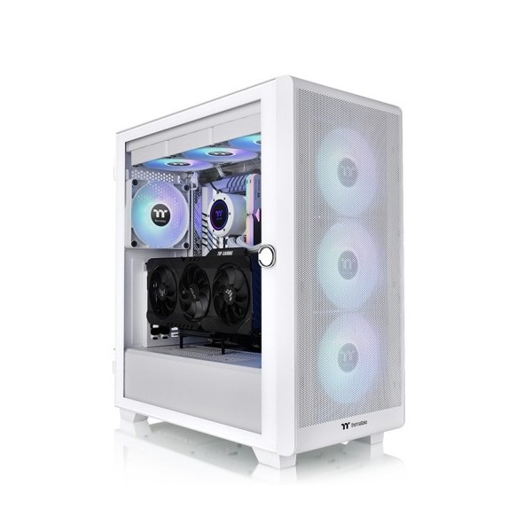 Case Thermaltake S250 TG ARGB Midi Tower Bianco