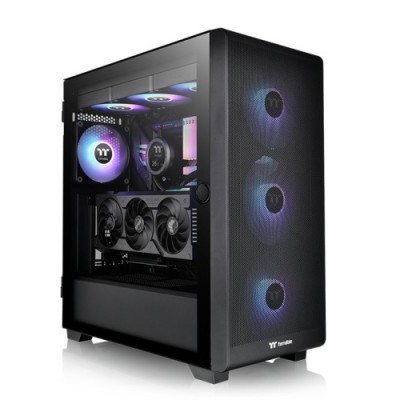 Case Thermaltake S250 TG ARGB Midi Tower Nero