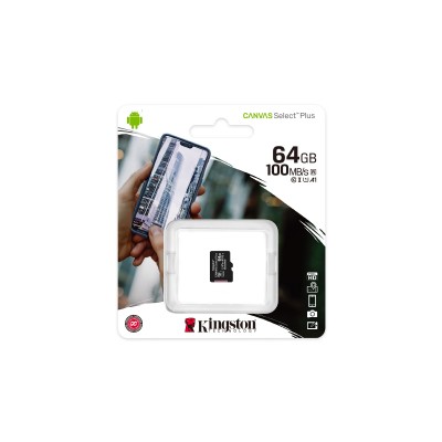 MICRO SDXC KINGSTON Canvas Select Plus 64 GB 