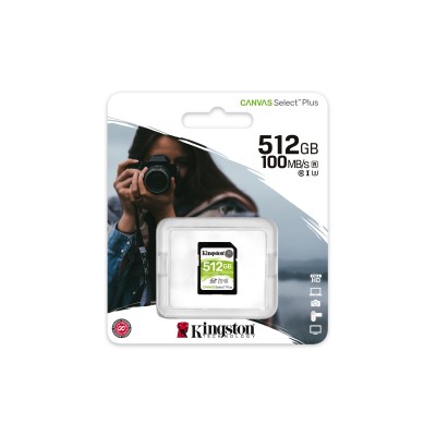 MICRO SDXC KINGSTON Canvas Select Plus 512 GB 