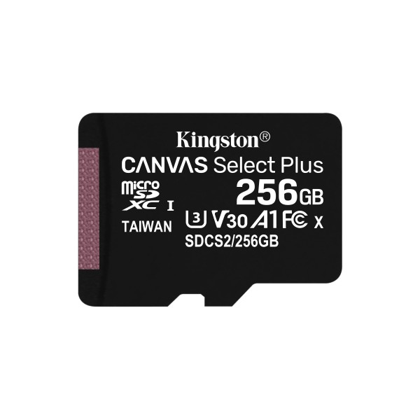 MICRO SDXC KINGSTON Canvas Select Plus 256 GB 