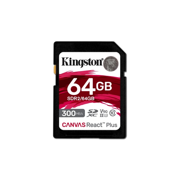 MICRO SDXC KINGSTON Canvas React Plus 64 GB 