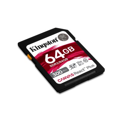 MICRO SDXC KINGSTON Canvas React Plus 64 GB 