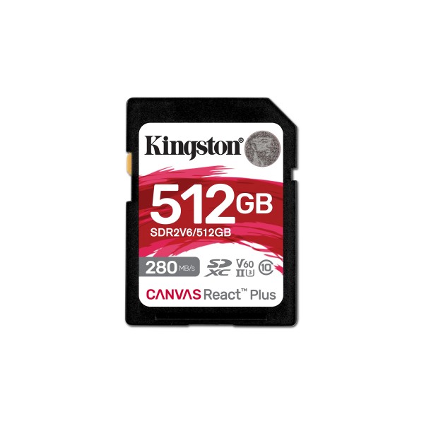 MICRO SDXC KINGSTON Canvas React Plus 512 GB 