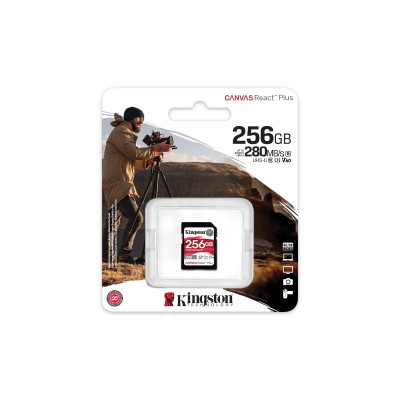 MICRO SDXC KINGSTON Canvas React Plus 256 GB 