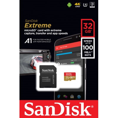 MICRO SDXC SANDISK Extreme 32 GB 